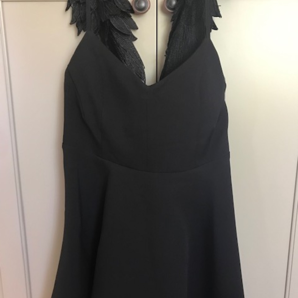 NWT Fei in Van Mini Black Evening Dress - Large - Picture 4 of 5
